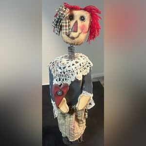 Primitives By Kathy-wooden Raggedy Anne Doll-Decorative-Debbie Bryan Collection